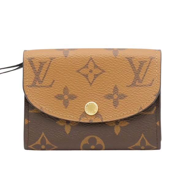 雙色 原花 帆布 Rosalie Coin Purse 卡片零錢包【LOUIS VUITTON LV 路易威登】 M82333