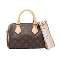 棕色 原花帆布 Speedy Bandouliere 20 两用包【LOUIS VUITTON LV 路易威登】 M46222
