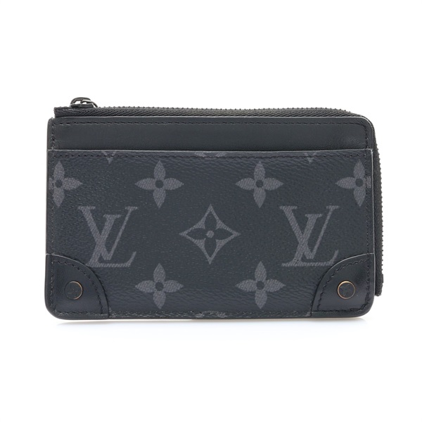 黑色 原花帆布 Trunk 拉鍊 零錢包【LOUIS VUITTON LV 路易威登】 M80556