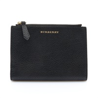 黑色牛皮 護照套【BURBERRY 巴寶莉】