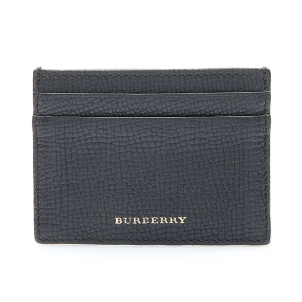 棕色 帆布 牛皮 卡夾 名片夾【BURBERRY 巴寶莉】