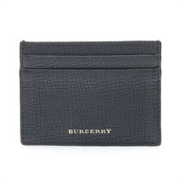 棕色 帆布 牛皮 卡夾 名片夾【BURBERRY 巴寶莉】