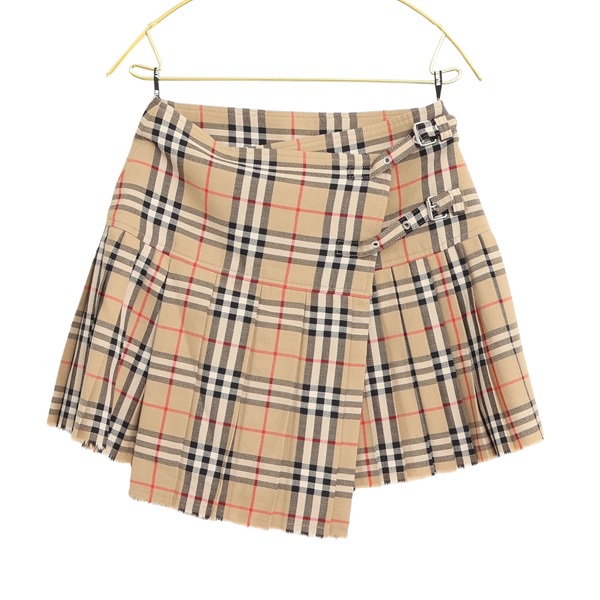 BURBERRY 巴寶莉 百褶裙 經典格紋 羊毛 8025832/71Q