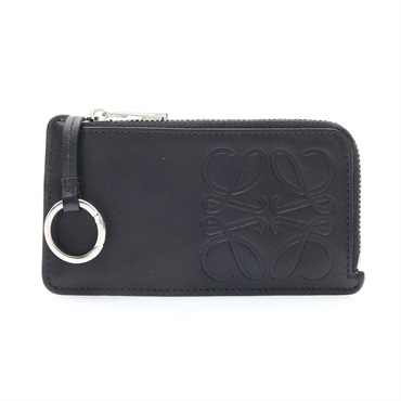 黑色 牛皮 零錢包【LOEWE 羅威】