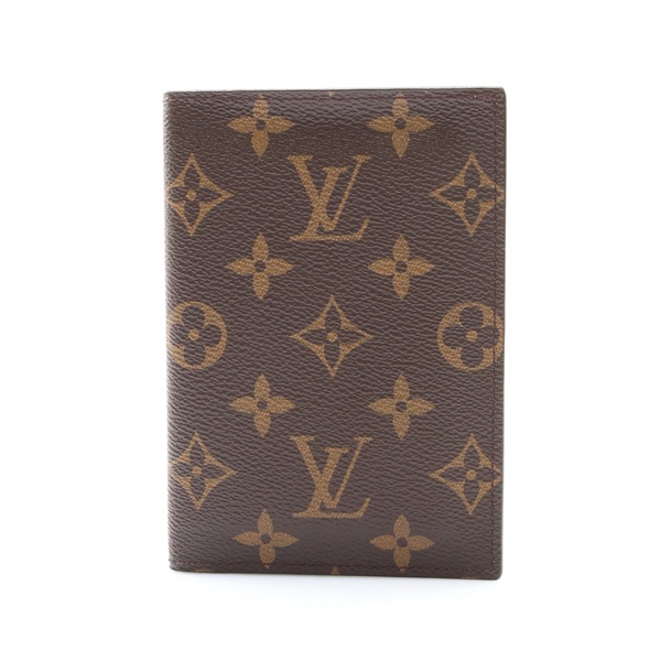 棕色 原花帆布 護照套【LOUIS VUITTON LV 路易威登】 M64502