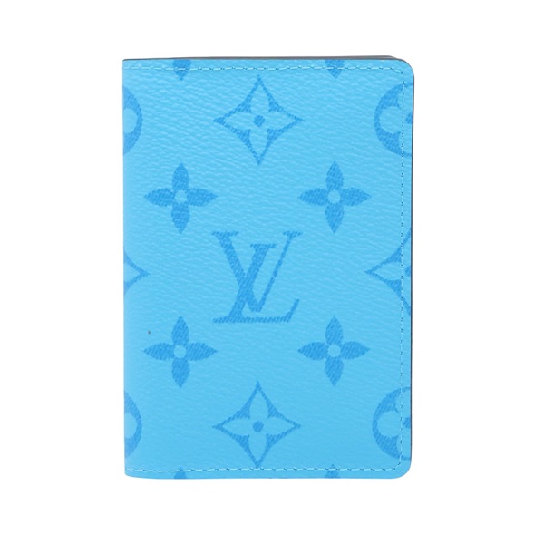 藍色 Taigarama 帆布 Pocket Organizer 卡夾 名片夾【LOUIS VUITTON LV 路易威登】 M27651