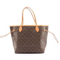 Neverfull MM 手提包 棕色 原花帆布【LOUIS VUITTON LV 路易威登】 M40156