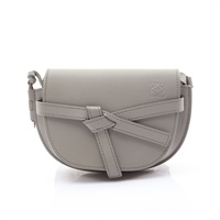 Mini Gate Dual 肩背包 灰色 牛皮【LOEWE 羅威】