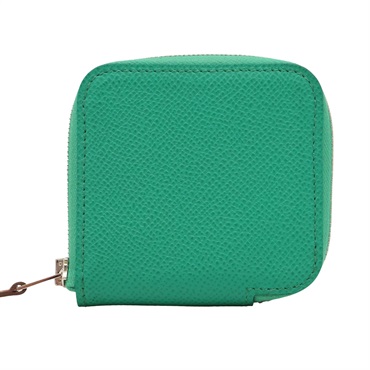 碧玉綠 Epsom牛皮 Silk'in Change Purse 零錢包 Z刻【HERMES 愛馬仕】 H084714CK