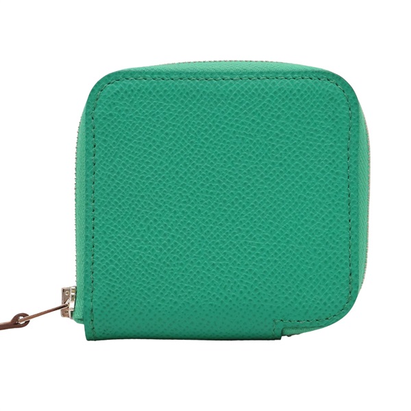 碧玉綠 Epsom牛皮 Silk'in Change Purse 零錢包 Z刻【HERMES 愛馬仕】 H084714CK