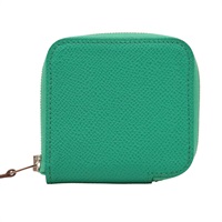 碧玉綠 Epsom牛皮 Silk'in Change Purse 零錢包 Z刻【HERMES 愛馬仕】 H084714CK