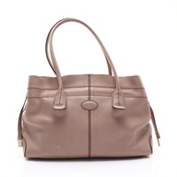 粉灰色 牛皮 Restyled D-Bag 肩背包【TOD'S托德斯】