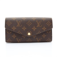 Sarah 兩折 長夾 棕色 原花帆布【LOUIS VUITTON LV 路易威登】 M60531
