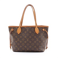 Neverfull PM 托特包 肩背包 棕色 原花帆布【LOUIS VUITTON LV 路易威登】 M40155