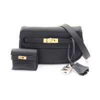 Kelly Moove 肩背包 Swift牛皮 黑色 金扣 W刻【HERMES 愛馬仕】 H084552CC