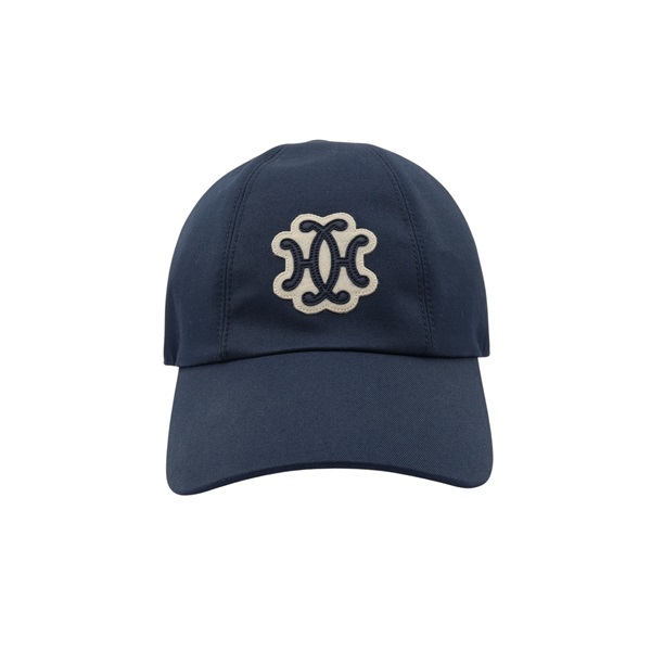 HERMES 愛馬仕 Serena Lift Cap 休閒帽 59 藍色 棉質 H242013N BM56
