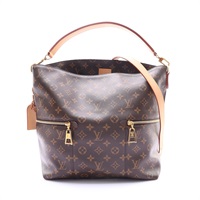 LOUIS VUITTON LV 路易威登 Melie 兩用包 棕色 原花帆布 無鑰匙 M41544