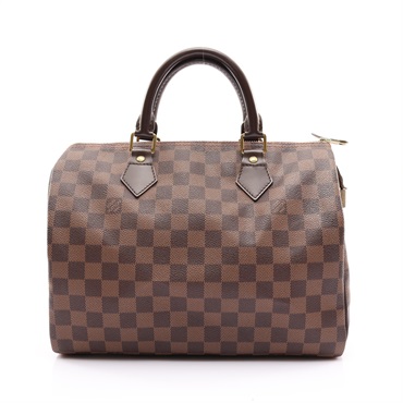 LOUIS VUITTON LV 路易威登 Speedy 30 波士頓包 手提包 棕色 棋盤格帆布 N41531