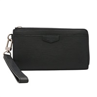 LOUIS VUITTON LV 路易威登 Zippy Dragonne 拉鍊長夾 黑色 EPI 水波紋牛皮 M81325