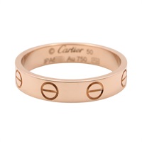 Cartier 卡地亞 LOVE 小型款 戒指 18K玫瑰金 B4085200
