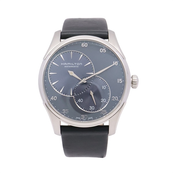 Hamilton 漢米爾頓 Jazzmaster Regulator 腕錶 藍色錶盤 皮帶 不鏽鋼 H42615743
