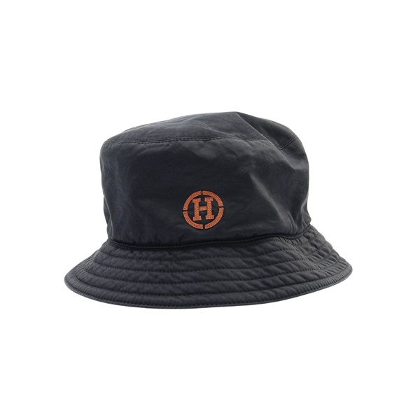 HERMES 愛馬仕 Fred H Circle 漁夫帽 黑色 帆布 H231048N 0258