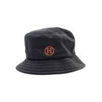 HERMES 愛馬仕 Fred H Circle 漁夫帽 黑色 帆布 H231048N 0258