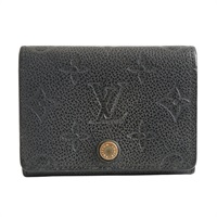 LOUIS VUITTON LV 路易威登 卡夾 名片夾 黑色 原花壓紋牛皮 M58456