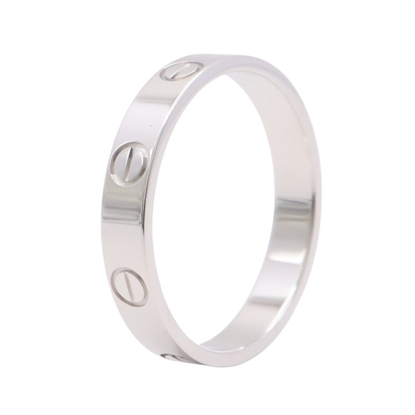Cartier 卡地亞 Mini LOVE 戒指 18K白金 B4085300