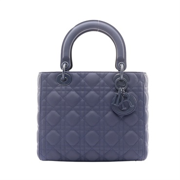 Dior 迪奧 Lady Dior 兩用包 深藍色 牛皮 M0565IL01