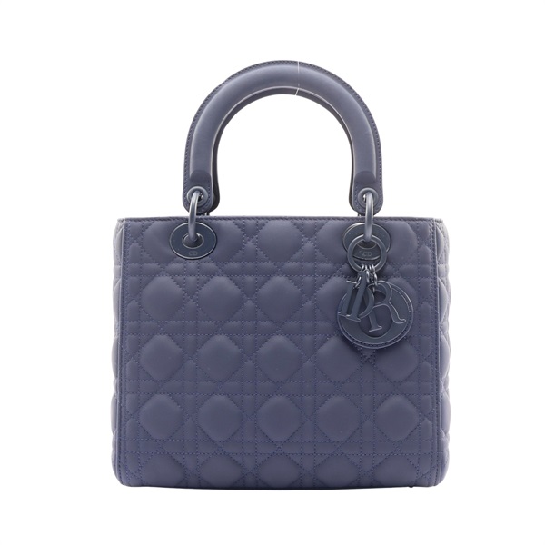 Dior 迪奧 Lady Dior 兩用包 深藍色 牛皮 M0565IL01