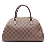 LOUIS VUITTON LV 路易威登 棕色 棋盤格帆布 Ribera MM 手提包 N41434 N41434