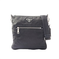 PRADA 普拉達 Tessuto 肩背包 黑色 尼龍 BT0716