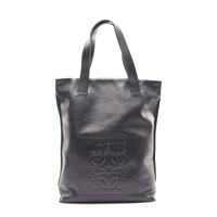 LOEWE 羅威 Anagram Shopper 托特包 肩背包 黑色 牛皮 330.54.K01