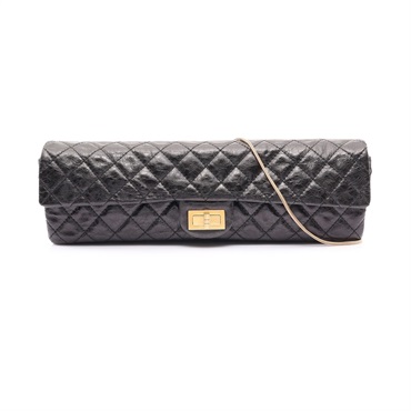 CHANEL 香奈兒 2.55 Chain 肩背包 黑色 牛皮