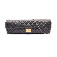 CHANEL 香奈兒 2.55 Chain 肩背包 黑色 牛皮