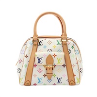 LOUIS VUITTON LV 路易威登 LV x TM Priscilla Handbag 手提包 白彩 原花帆布 M40096