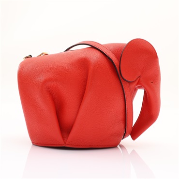 LOEWE 羅威 Mini  肩背包 紅色 牛皮 199.30.M93
