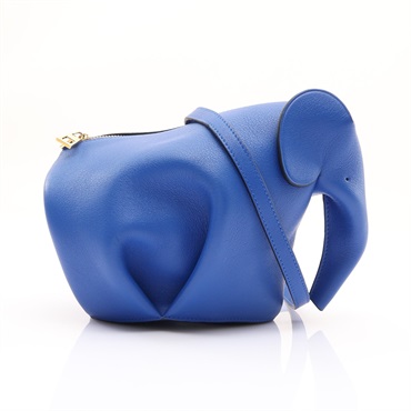 LOEWE 羅威 肩背包 藍色 牛皮 199.30.M93