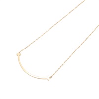 Tiffany & Co 蒂芬妮 T Smile Small 項鍊 18K黃金 60011679