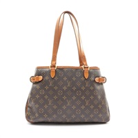 LOUIS VUITTON LV 路易威登 Batignolles 托特包 肩背包 棕色 原花帆布 M51154