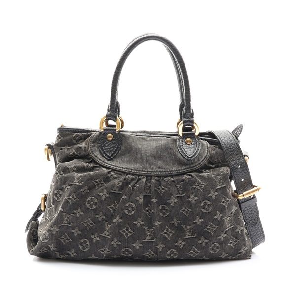 LOUIS VUITTON LV 路易威登 Neo Cabby 兩用包 黑色 單寧布 M95351
