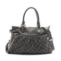LOUIS VUITTON LV 路易威登 Neo Cabby 兩用包 黑色 單寧布 M95351
