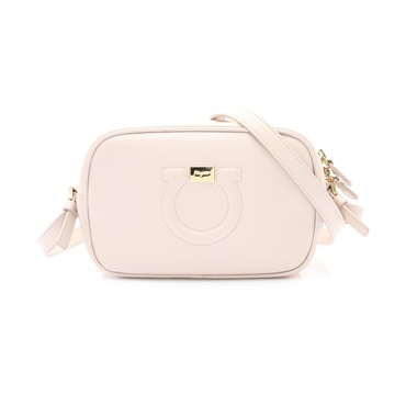 Salvatore Ferragamo 費拉格慕 Gancini City Mini 肩背包 粉色 牛皮 AB-21-H006