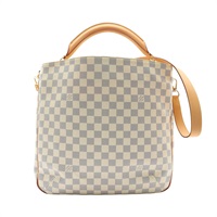 LOUIS VUITTON 路易威登 Soffi 兩用包 白色 棋盤格帆布 N41216