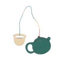 HERMES 愛馬仕 Petit H 茶壺茶杯包掛飾 多色 Togo／Epsom牛皮 H1105928