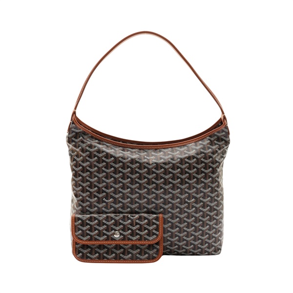 GOYARD 高雅德 Boheme Hobo PM 肩背包 棕色 Goyardine PVC帆布 BOHEMEPMLTY