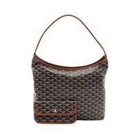GOYARD 高雅德 Boheme Hobo PM 肩背包 棕色 Goyardine PVC帆布 BOHEMEPMLTY