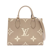 LOUIS VUITTON LV 路易威登 OnTheGo PM 兩用包 斑鳩灰 原花壓紋牛皮 M45779