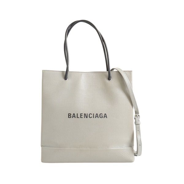 BALENCIAGA 巴黎世家 小號購物包  兩用包 灰色 牛皮 568813